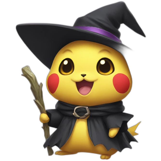 Witche pikatchu emoji