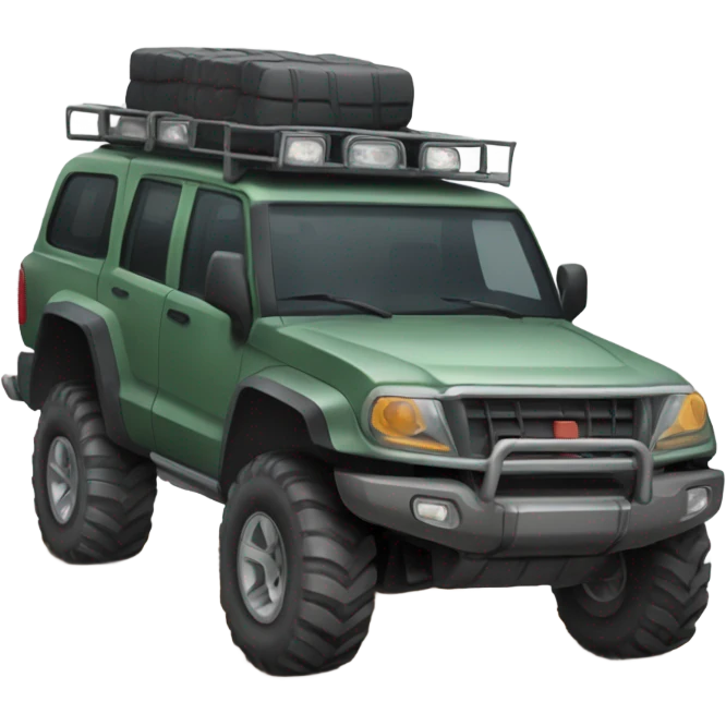robust car Conquer any terrain! emoji
