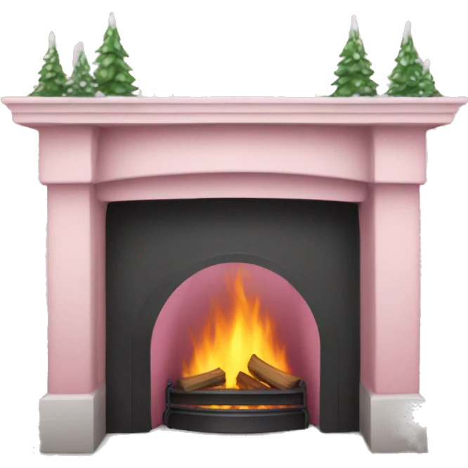 Winter Pink FirePlace emoji