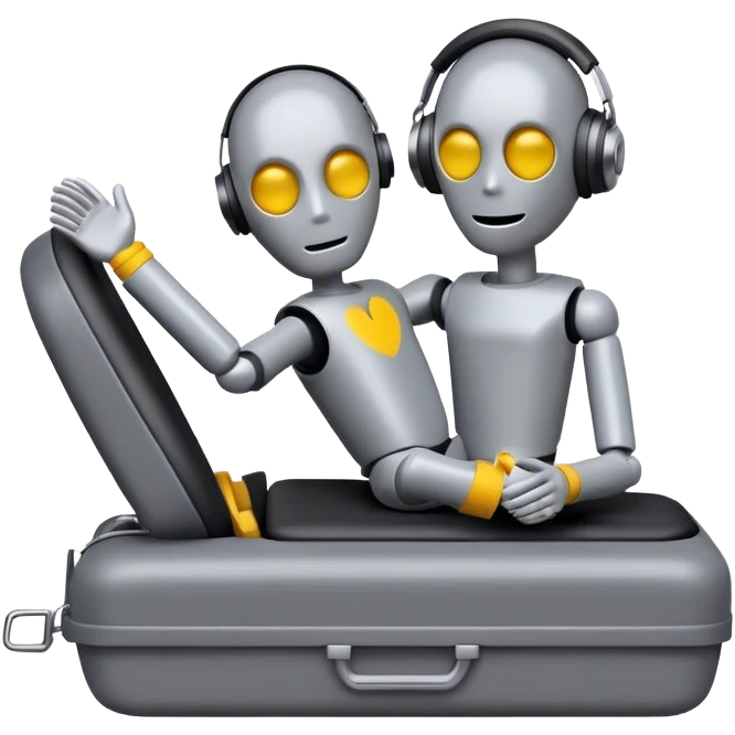 Crash test dummy emoji