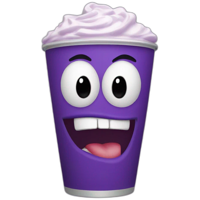 Grimace shake emoji