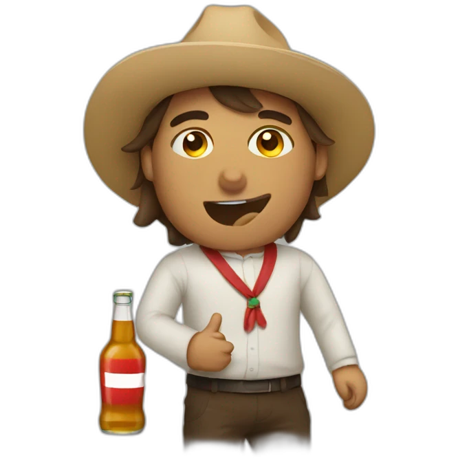 chile drunk emoji
