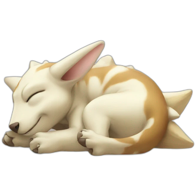 Cubone sleeping emoji