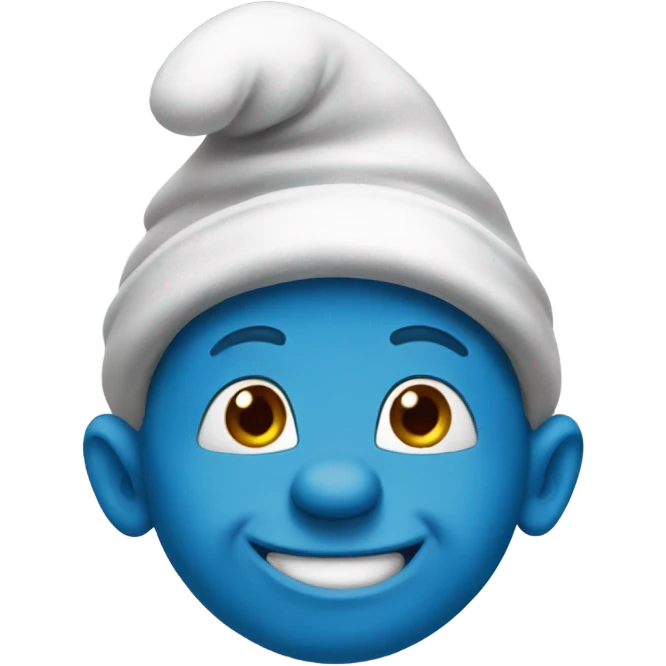 Smurf emoji