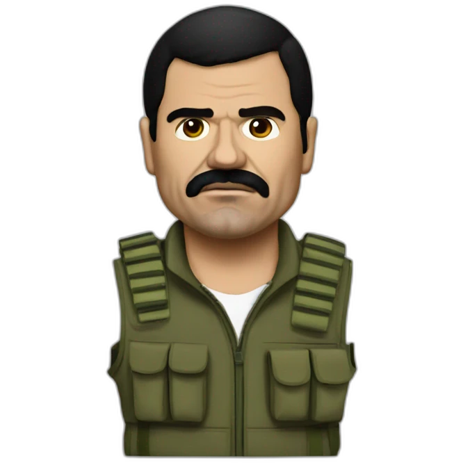El Chapo commando emoji