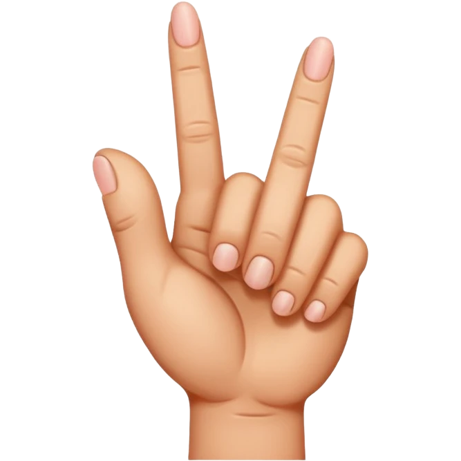 Middle finger emoji