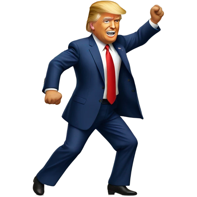Donald trump dancing emoji
