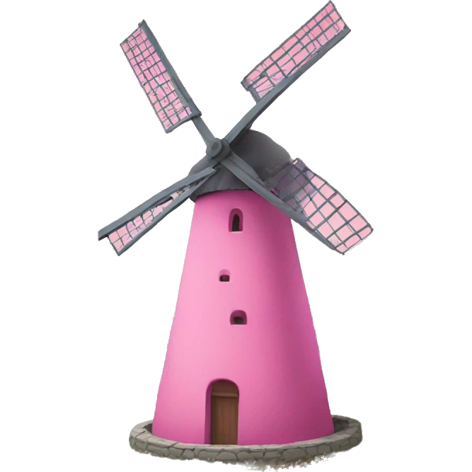 pink windmill emoji