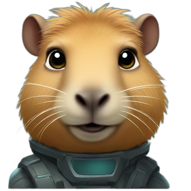 sci fi capybara emoji
