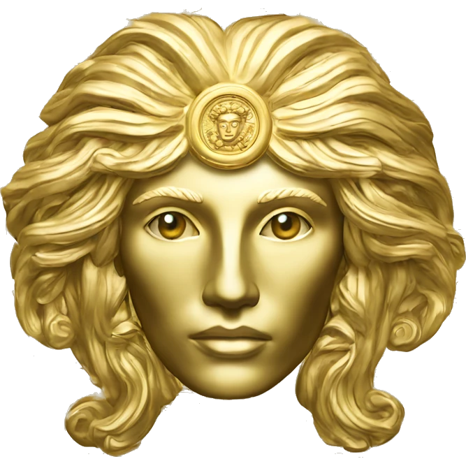 Versace golden logo emoji