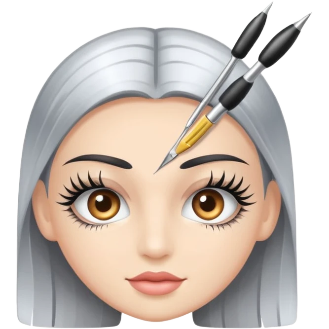Lash application tools emoji