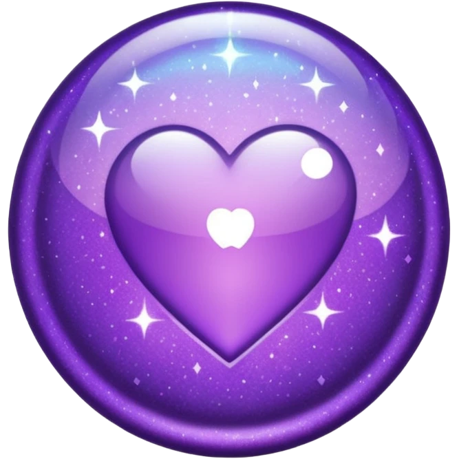 glitter purple and cian check emoji