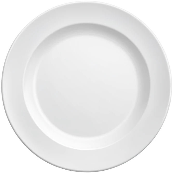 empty plate lying flat emoji