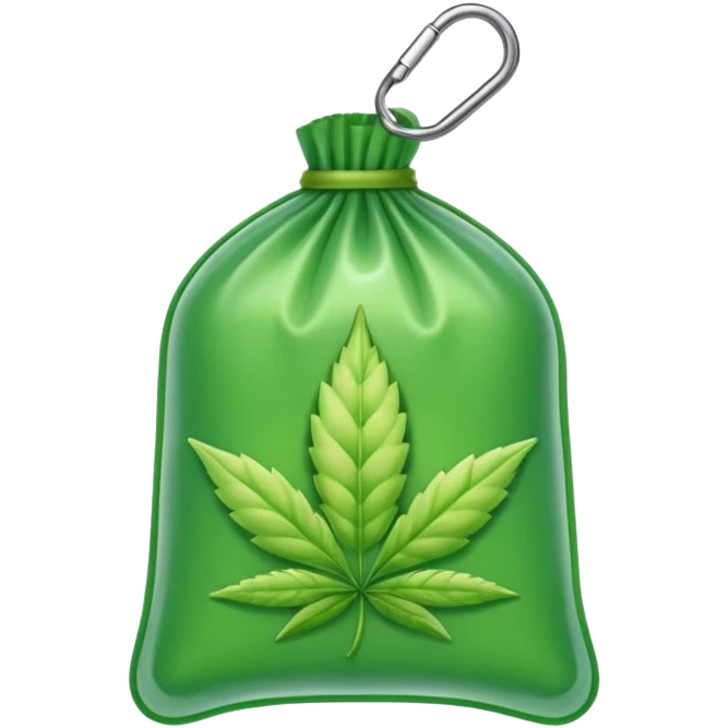 weed bud pack zip transparent emoji