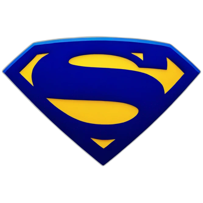 super man logo emoji