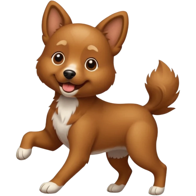 dancing dog emoji