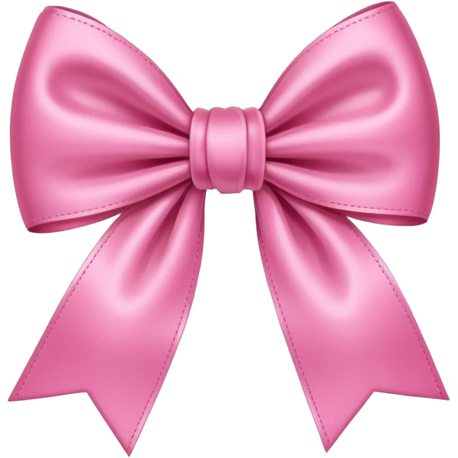 Moño rosa  emoji