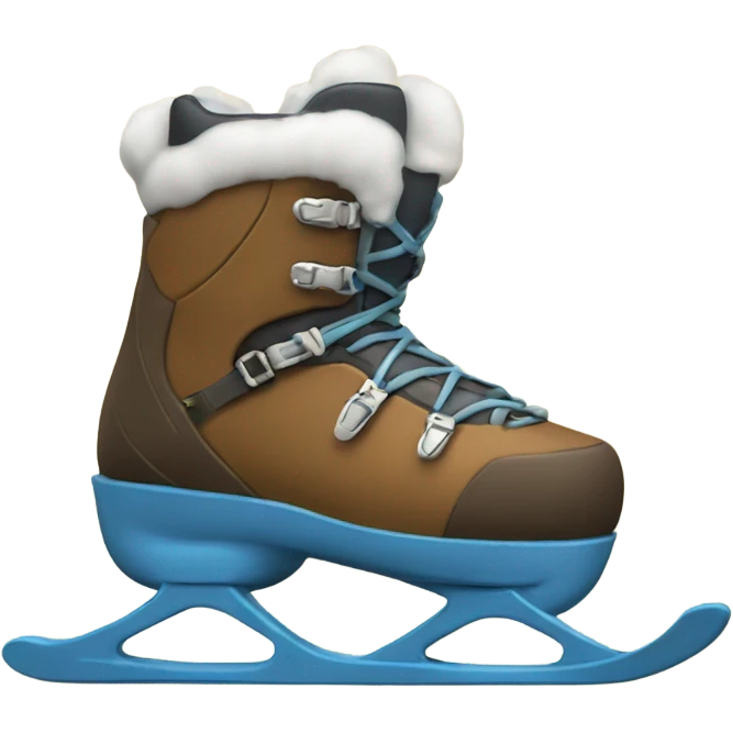 Boots skiing emoji
