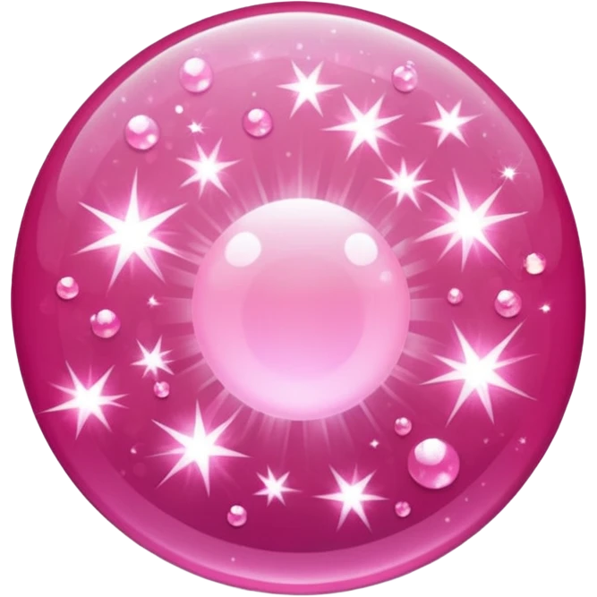 Pink sparkles emoji