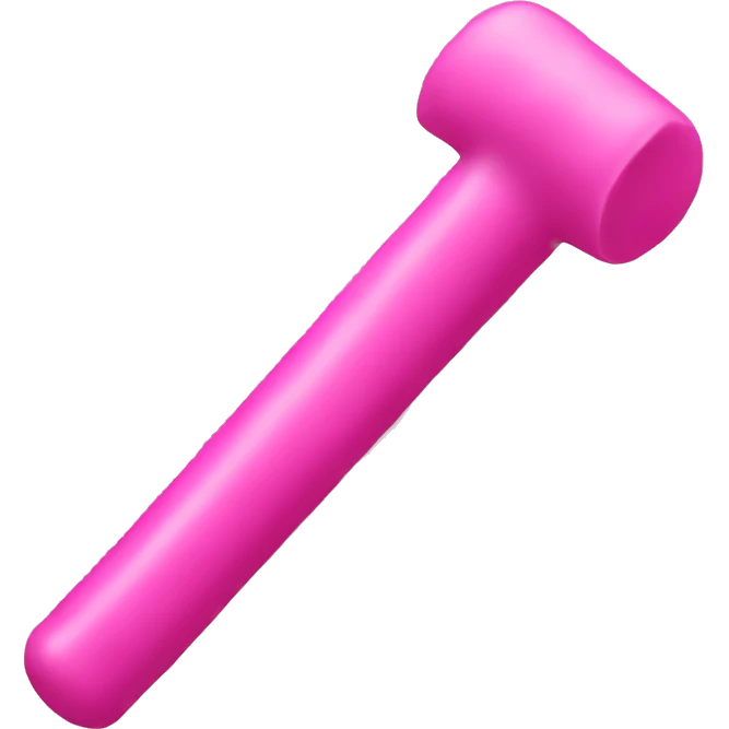 Pink stick  emoji