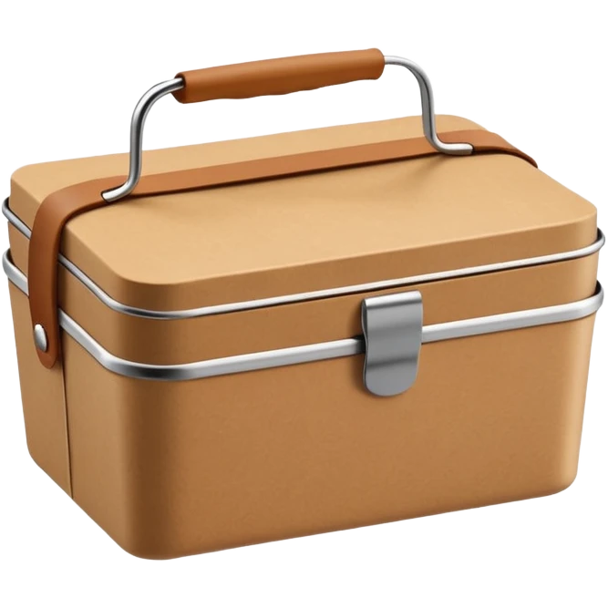 create an emoticon of a retangular lunch box made of kraft paper, 
The lunch box should be the most similar to this real one..
https://i.postimg.cc/FKcHz1tk/Screenshot-2025-11-11-alle-16-06-29.png

Can get more images of the box from this instagram account https://www.instagram.com/chefaporterbr/ emoji