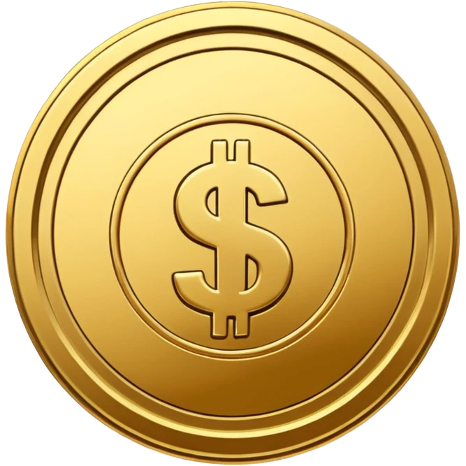1 dollar coin emoji