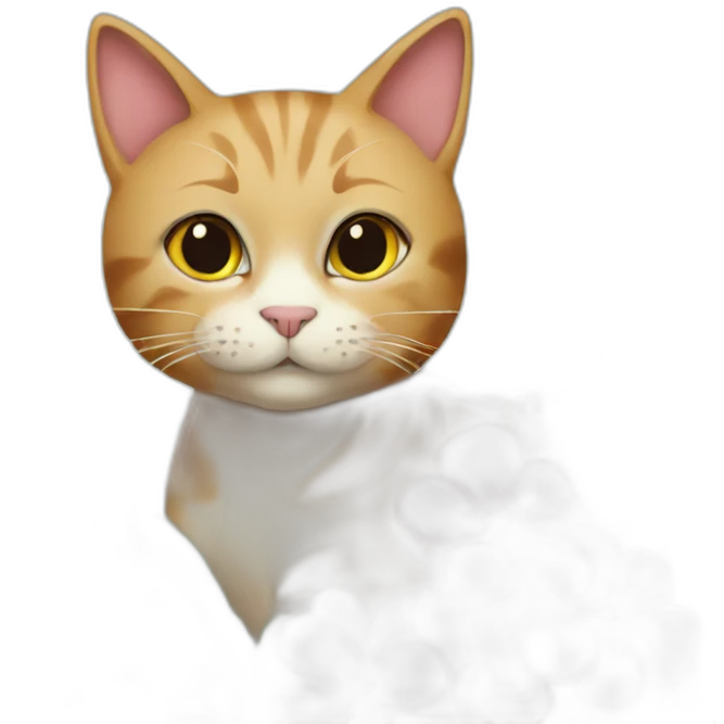 Cat-with-flowers emoji