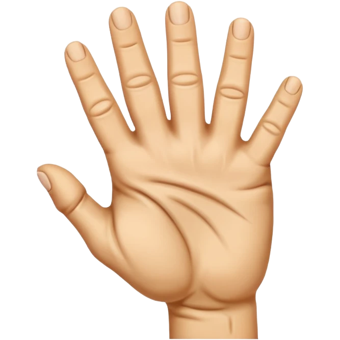 Hand with the worst pointing out emoji