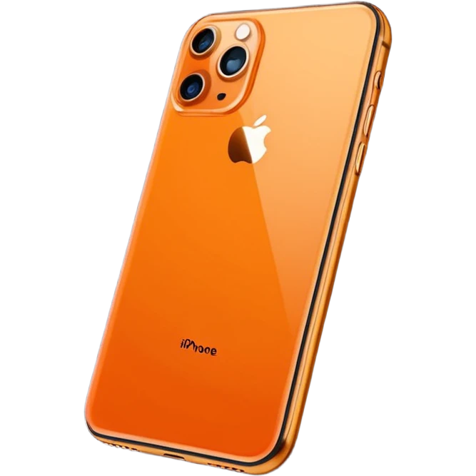 iPhone 17 pro Max Laranja emoji