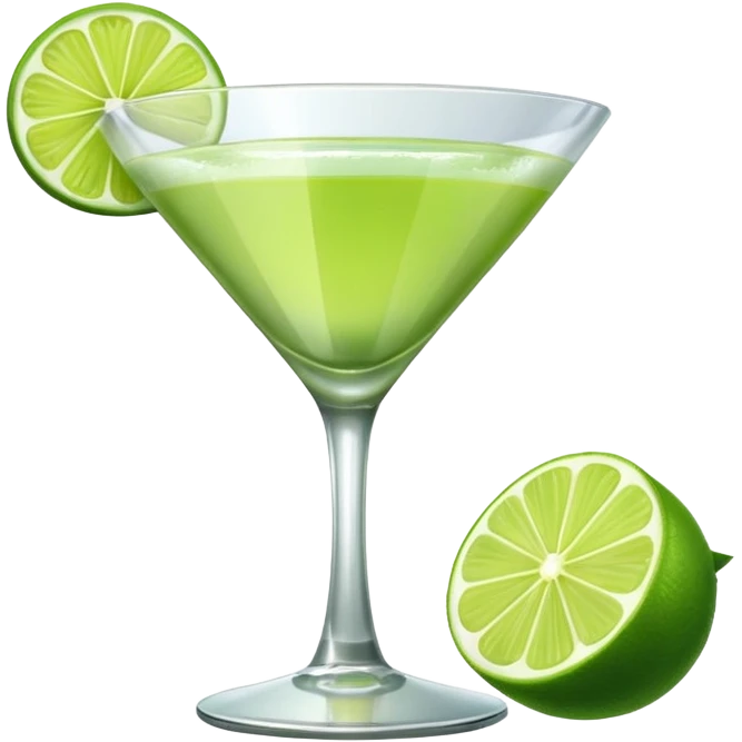 lime martini emoji