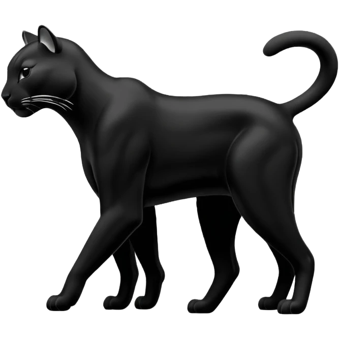 Puma brand logo as an emoji emoji