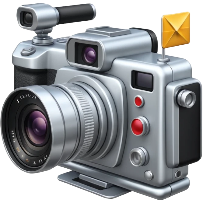 Camera with directions arrows or area view emoji