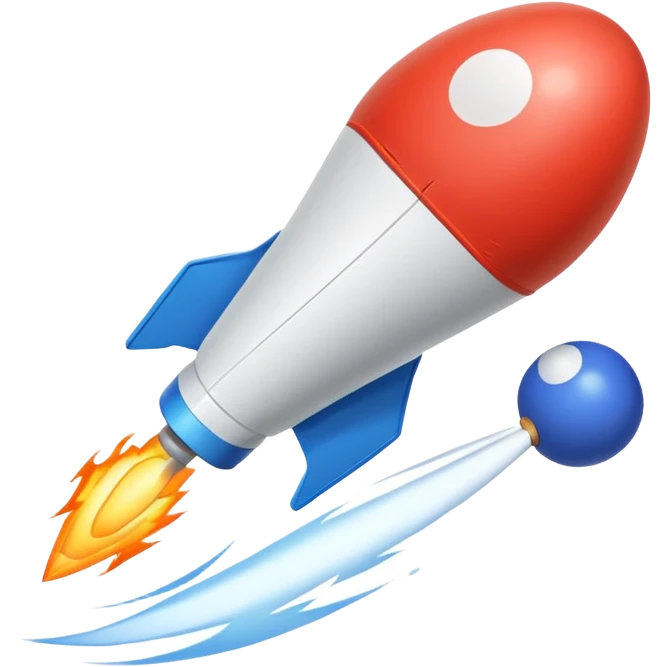 ping pong rocket emoji