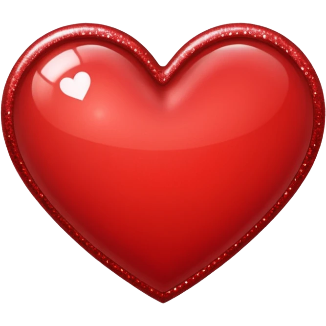 heart with a glitter border emoji