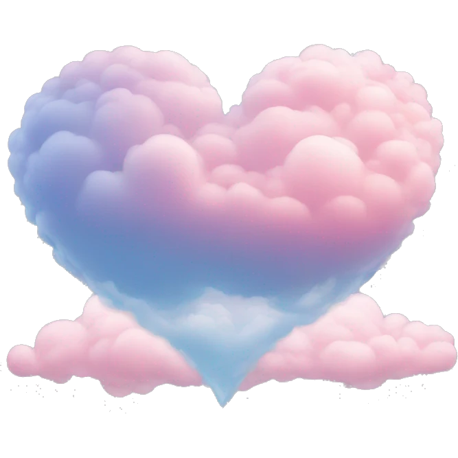 heart cloud emoji