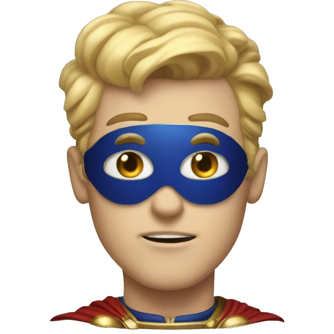Homelander from the boys emoji mad with laser eyes emoji