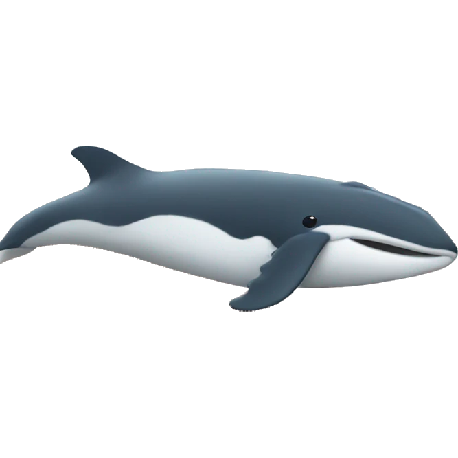 Whale in a car  emoji
