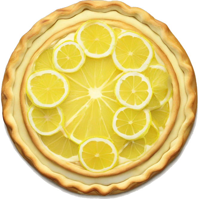 Tarte au citron emoji