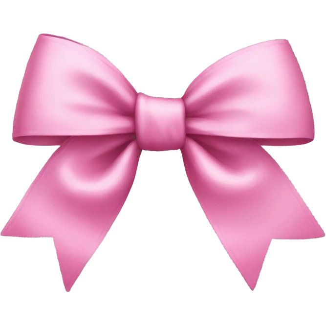 pink bow emoji
