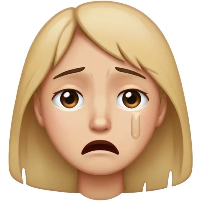 Crying hard emoji