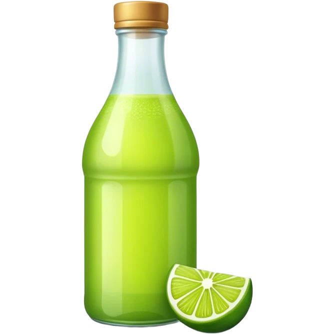 Bottled lime juice emoji