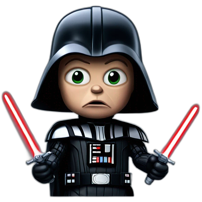 Chucky as Darth vader emoji