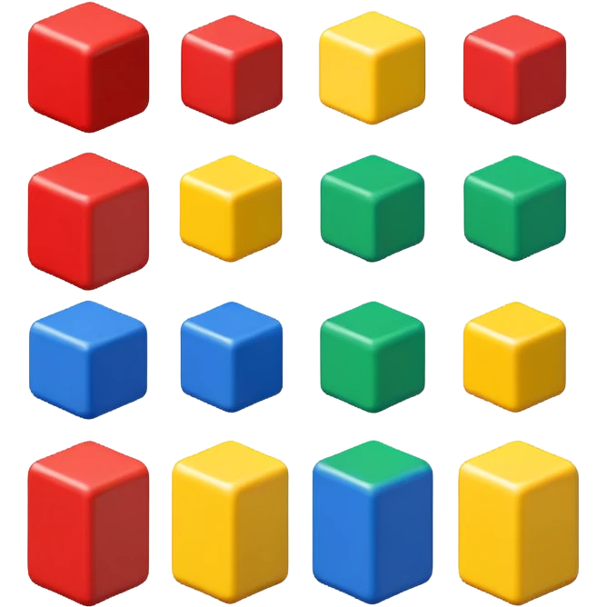 pixel art in 8bits smal blocks emoji