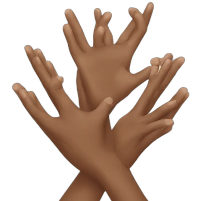 Unity with hands emoji