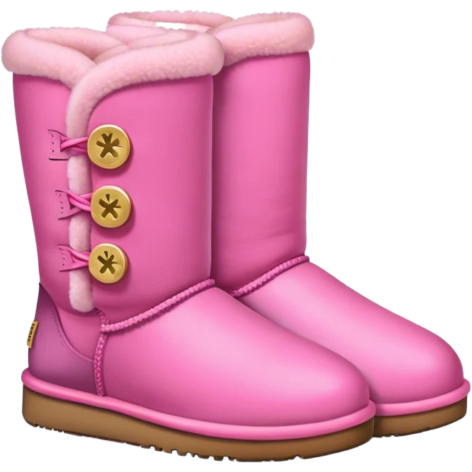 Pink uggs emoji