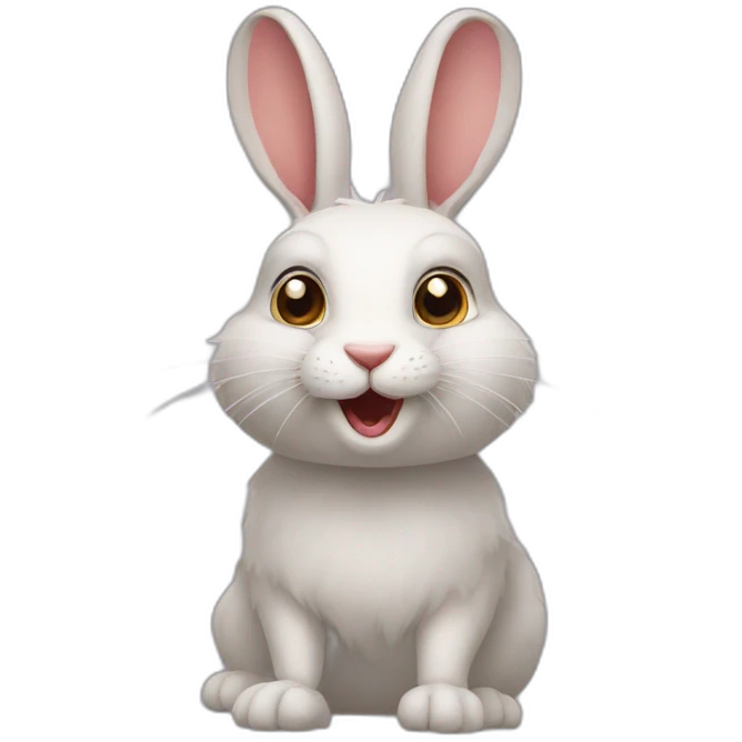 rabbit crazy  emoji