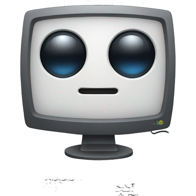 computer with webcam emoji