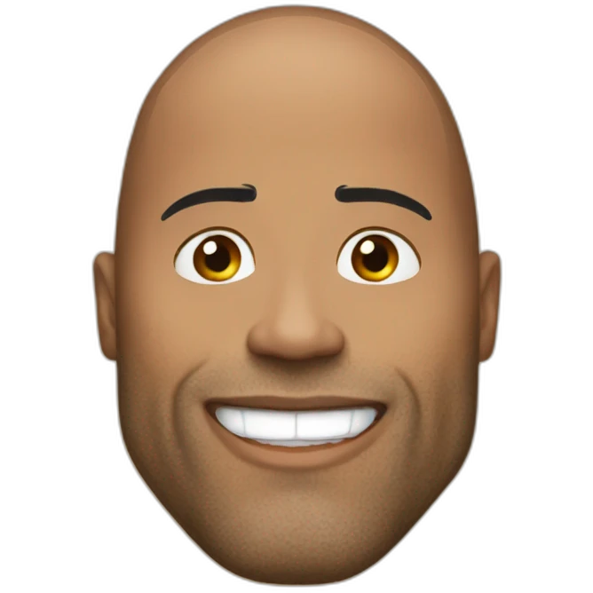 The Rock emoji
