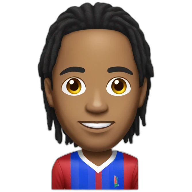 ronaldinho realistic football player emoji