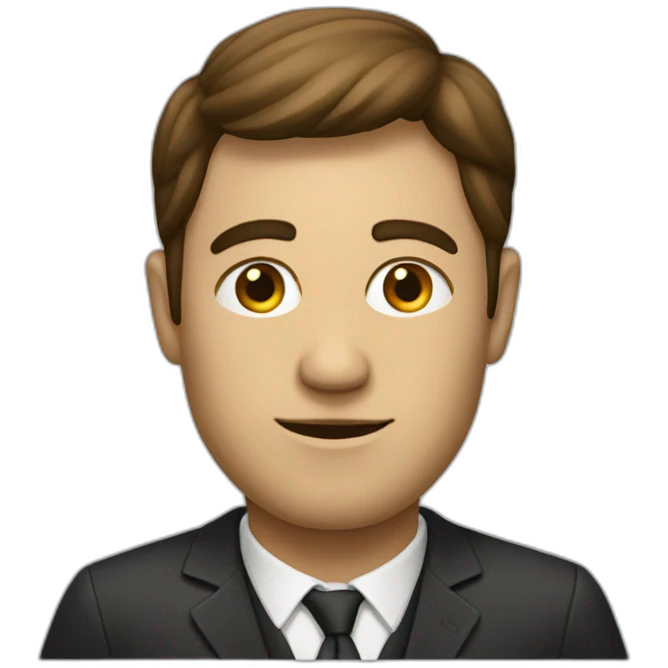Un homme triangle emoji